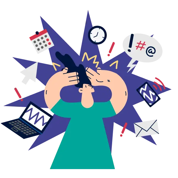 Com que frequência você se distrai com atividades ou barulhos ao seu redor?